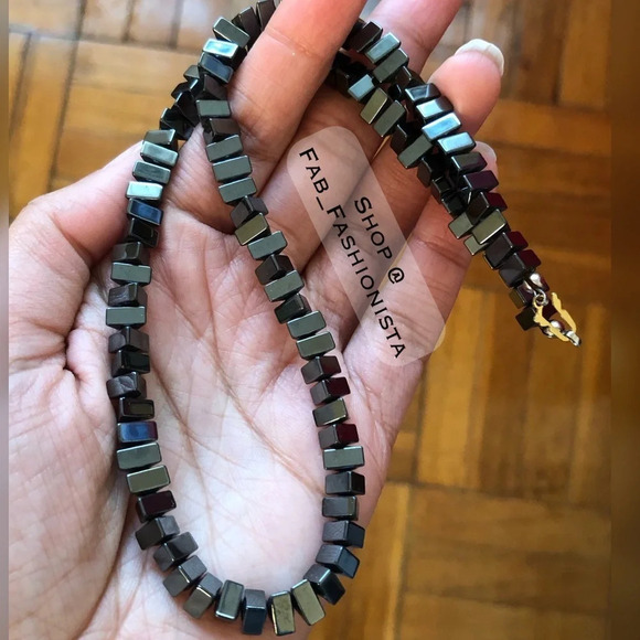 Chunky stone necklace - Picture 6 of 7